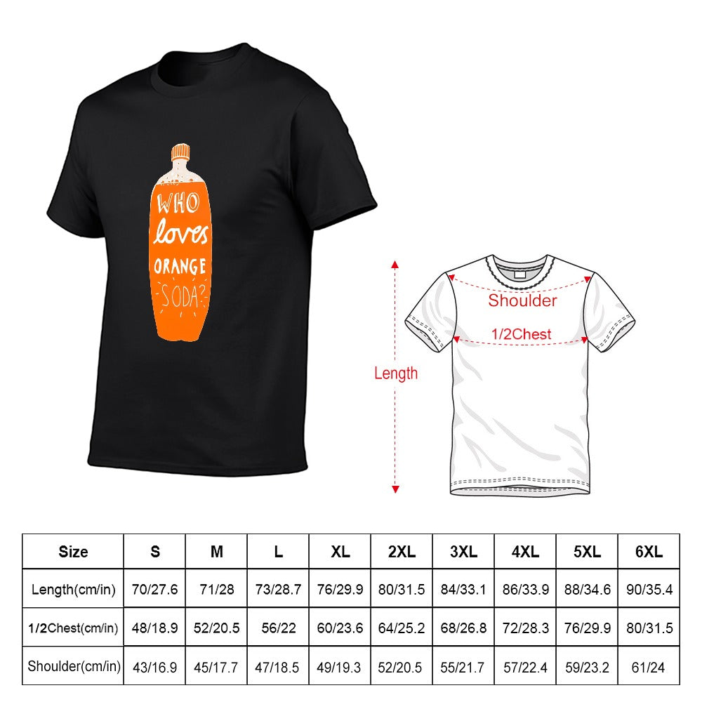 Kenan And Kel "Who Loves Orange Soda" 2-Liter Bottle Men's Short Sleeve T-shirt - Black