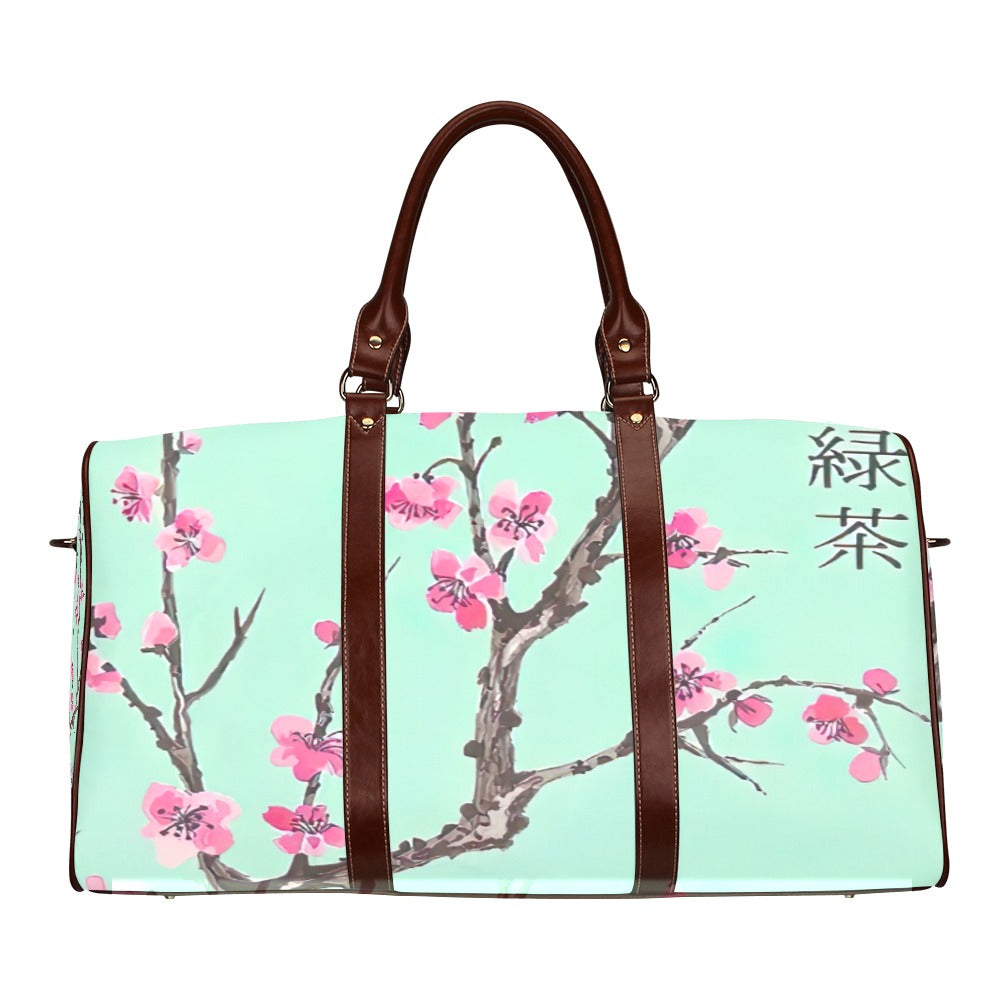 Arizona Green Tea Pattern Travel Bag Brown (Small)