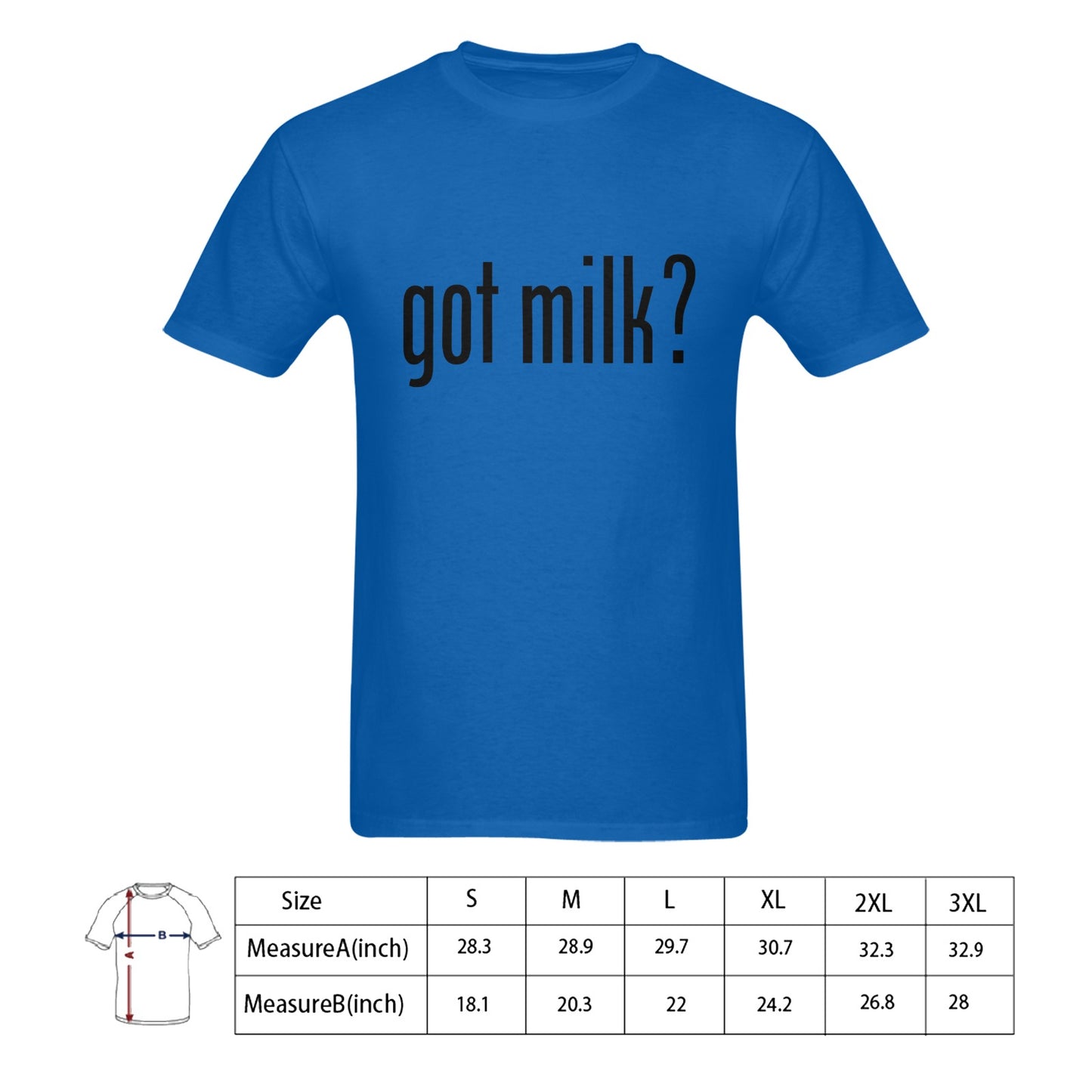 Got Milk? Men's T-shirt 100% Cotton