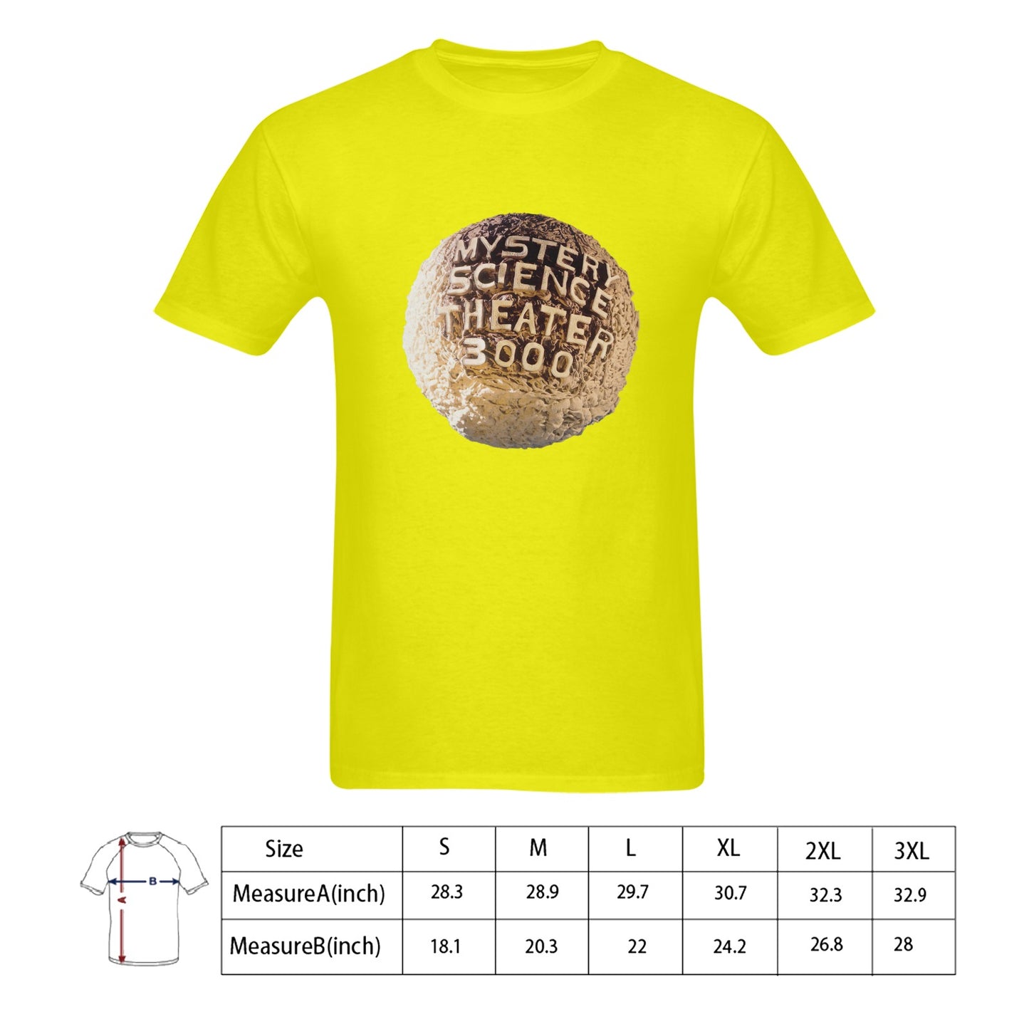 Mystery Science Theater Men's T-shirt 100% Cotton