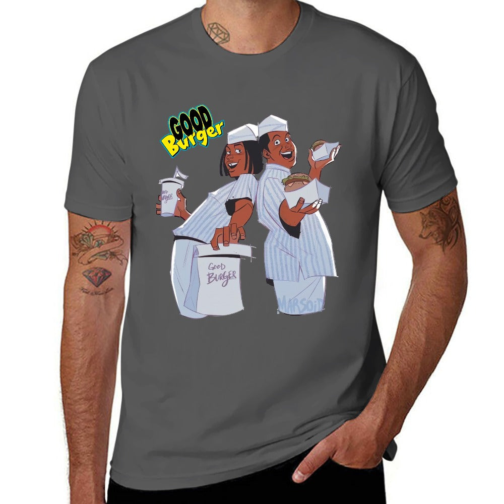 Good Burger "The Animated Series" Men's Short Sleeve T-shirt - Gray
