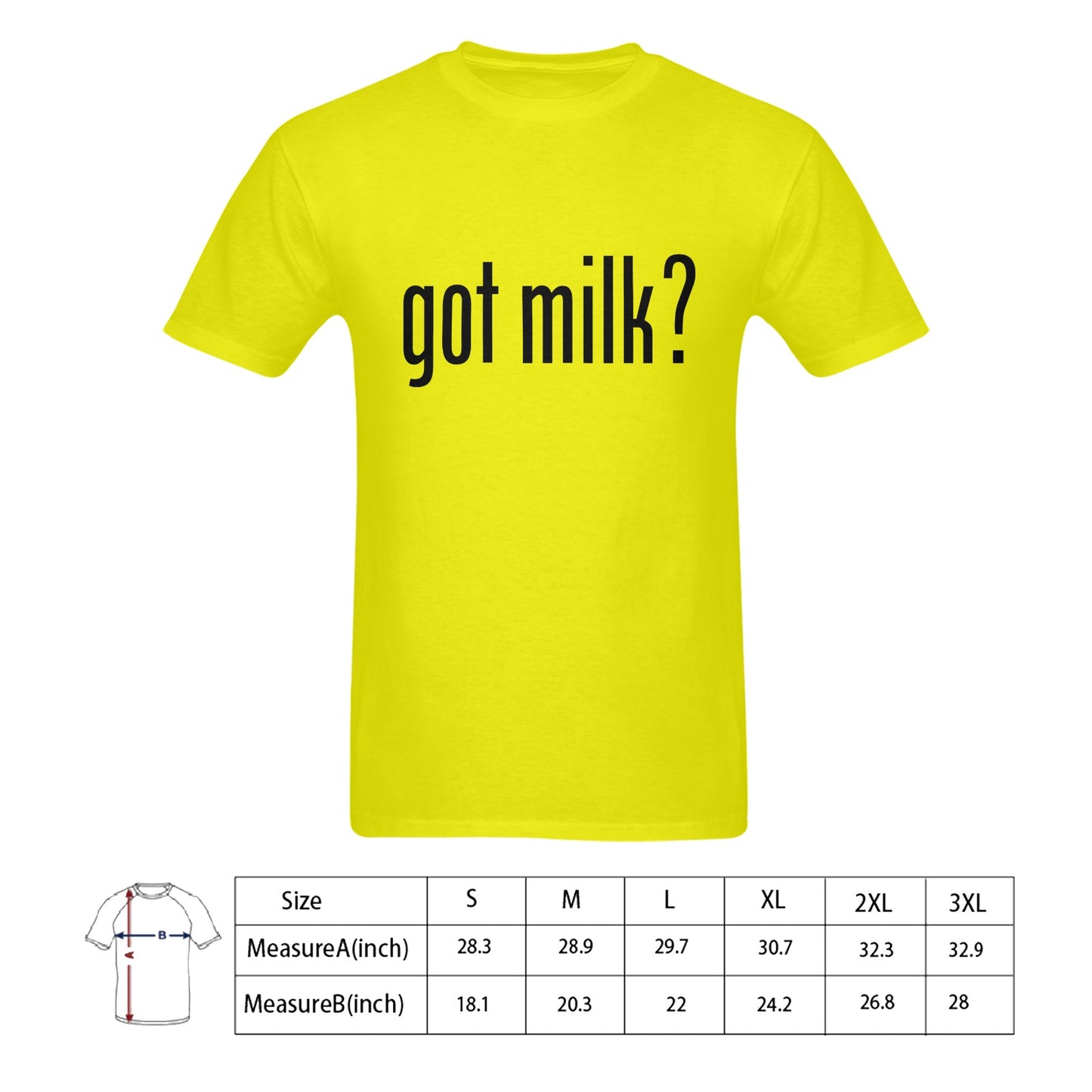 Got Milk? Men's T-shirt 100% Cotton