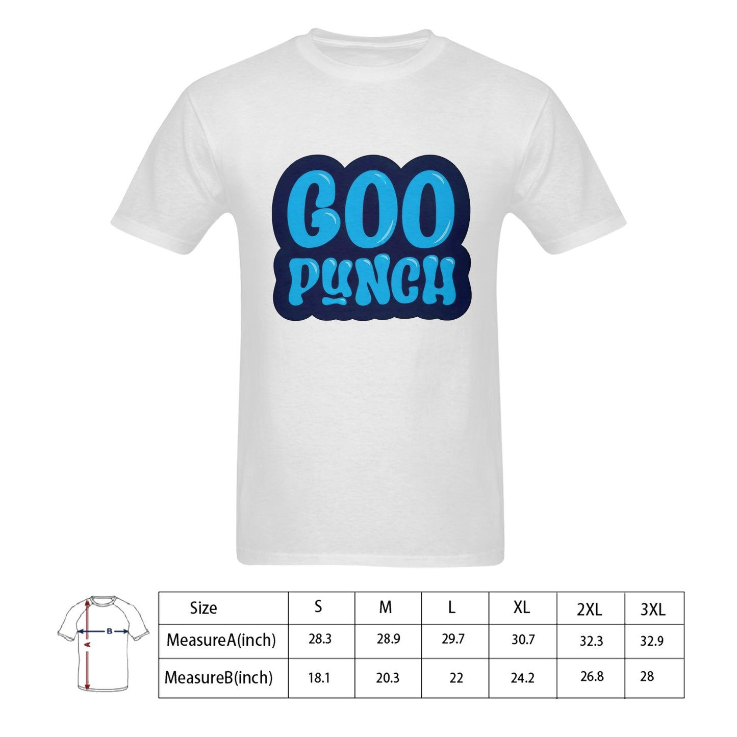 Goo Punch Men's T-shirt 100% Cotton