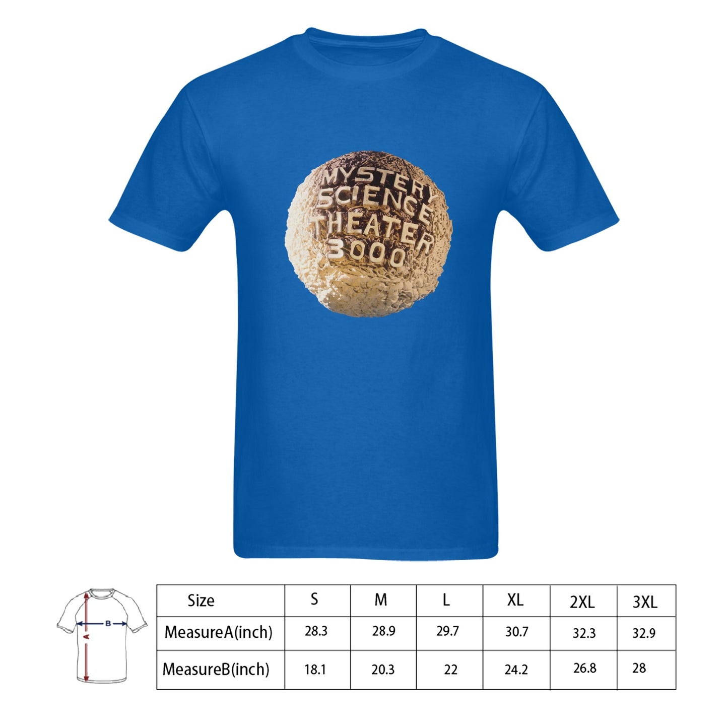 Mystery Science Theater Men's T-shirt 100% Cotton