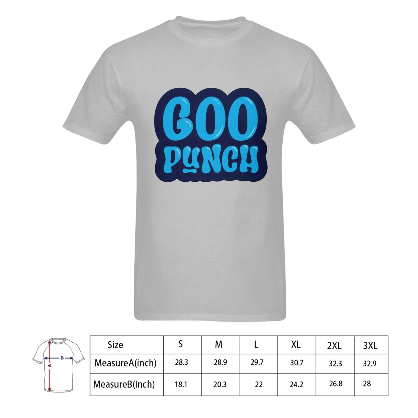 Goo Punch Men's T-shirt 100% Cotton