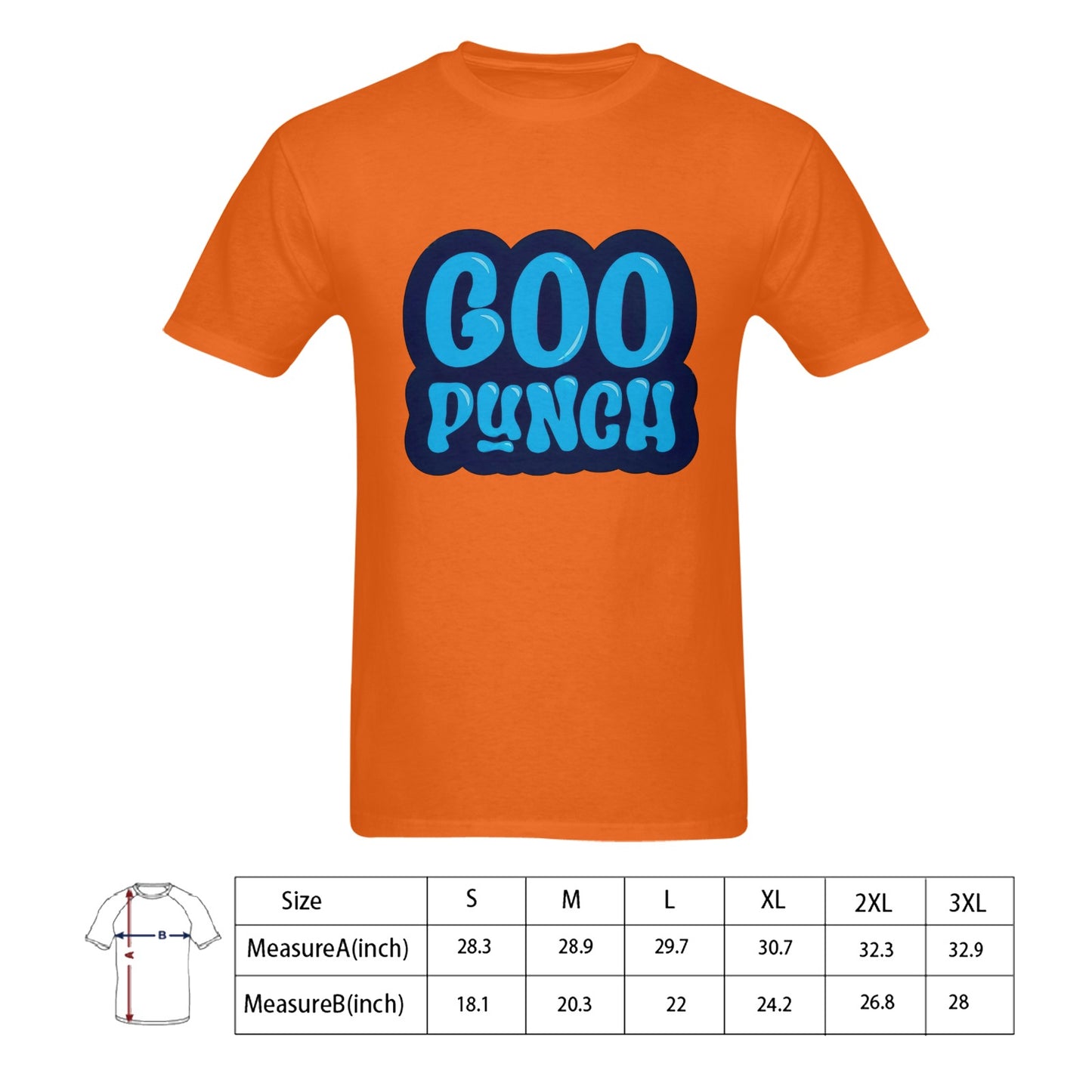 Goo Punch Men's T-shirt 100% Cotton