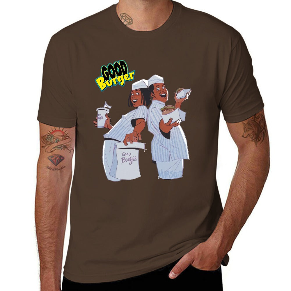 Good Burger "The Animated Series" Men's Short Sleeve T-shirt - Brown