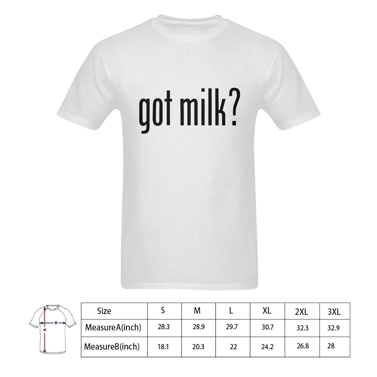 Got Milk? Men's T-shirt 100% Cotton