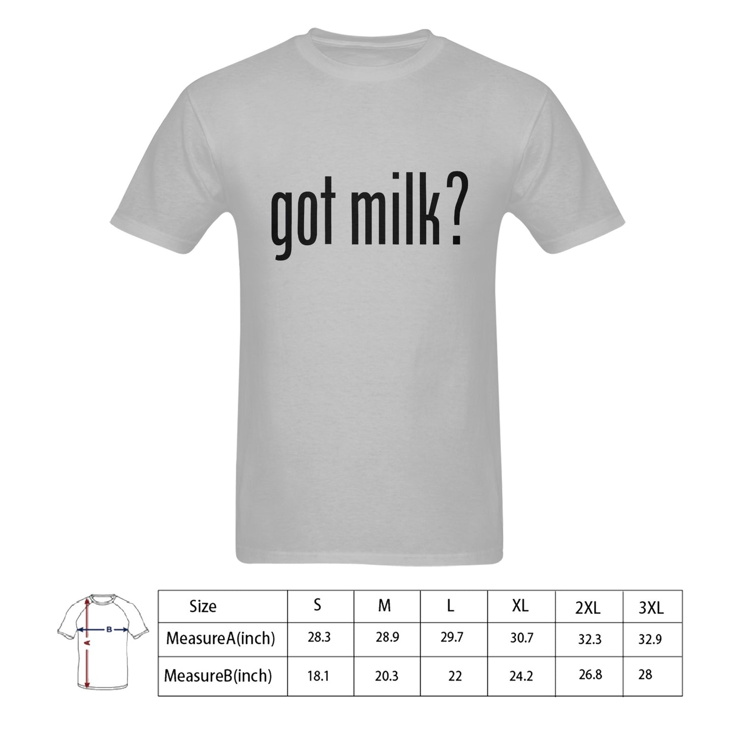 Got Milk? Men's T-shirt 100% Cotton