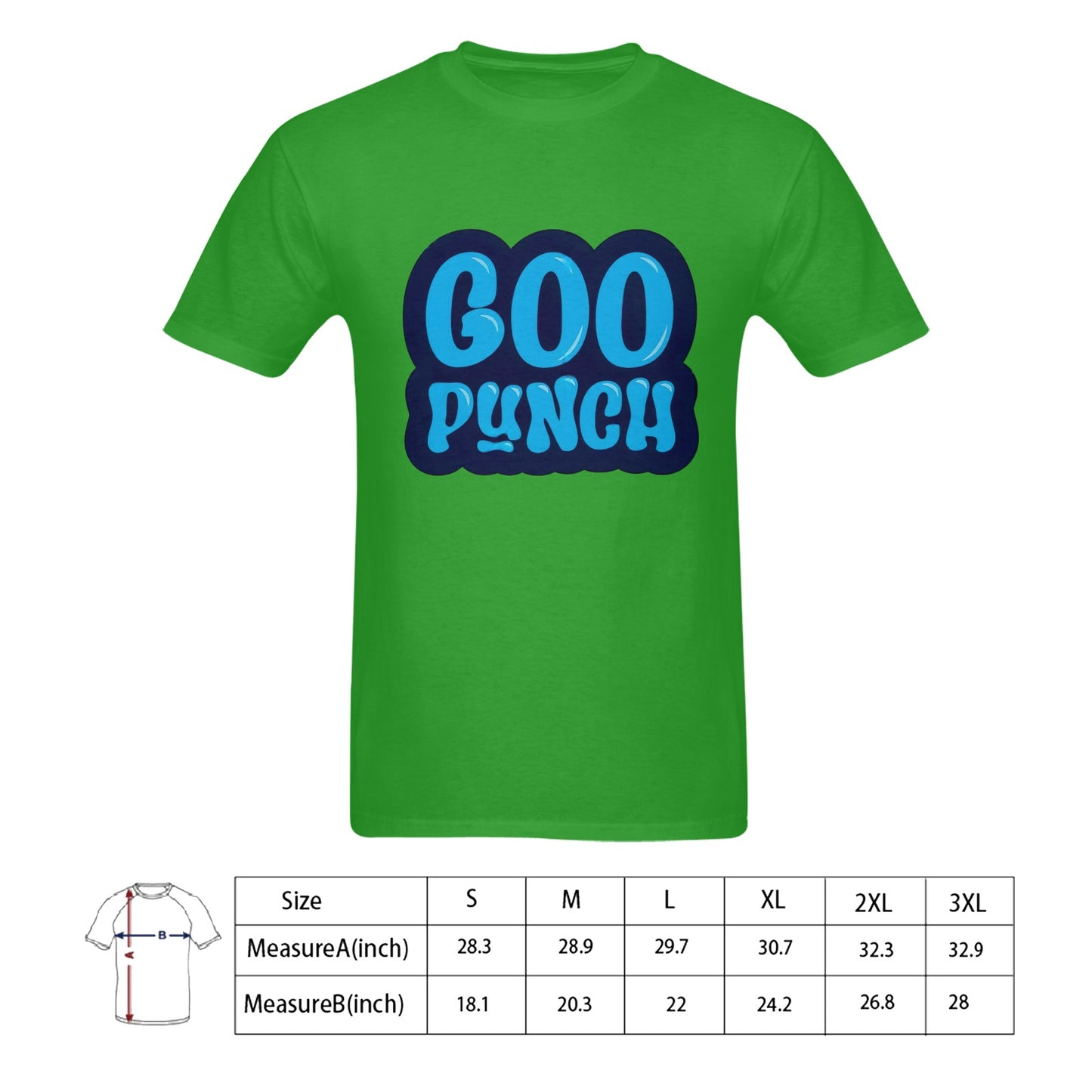Goo Punch Men's T-shirt 100% Cotton