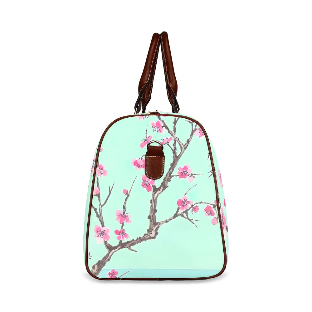 Arizona Green Tea Pattern Travel Bag Brown (Small)