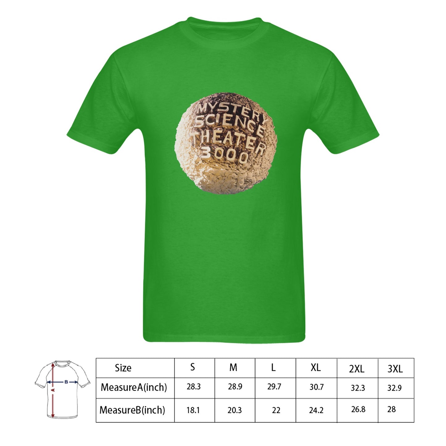 Mystery Science Theater Men's T-shirt 100% Cotton