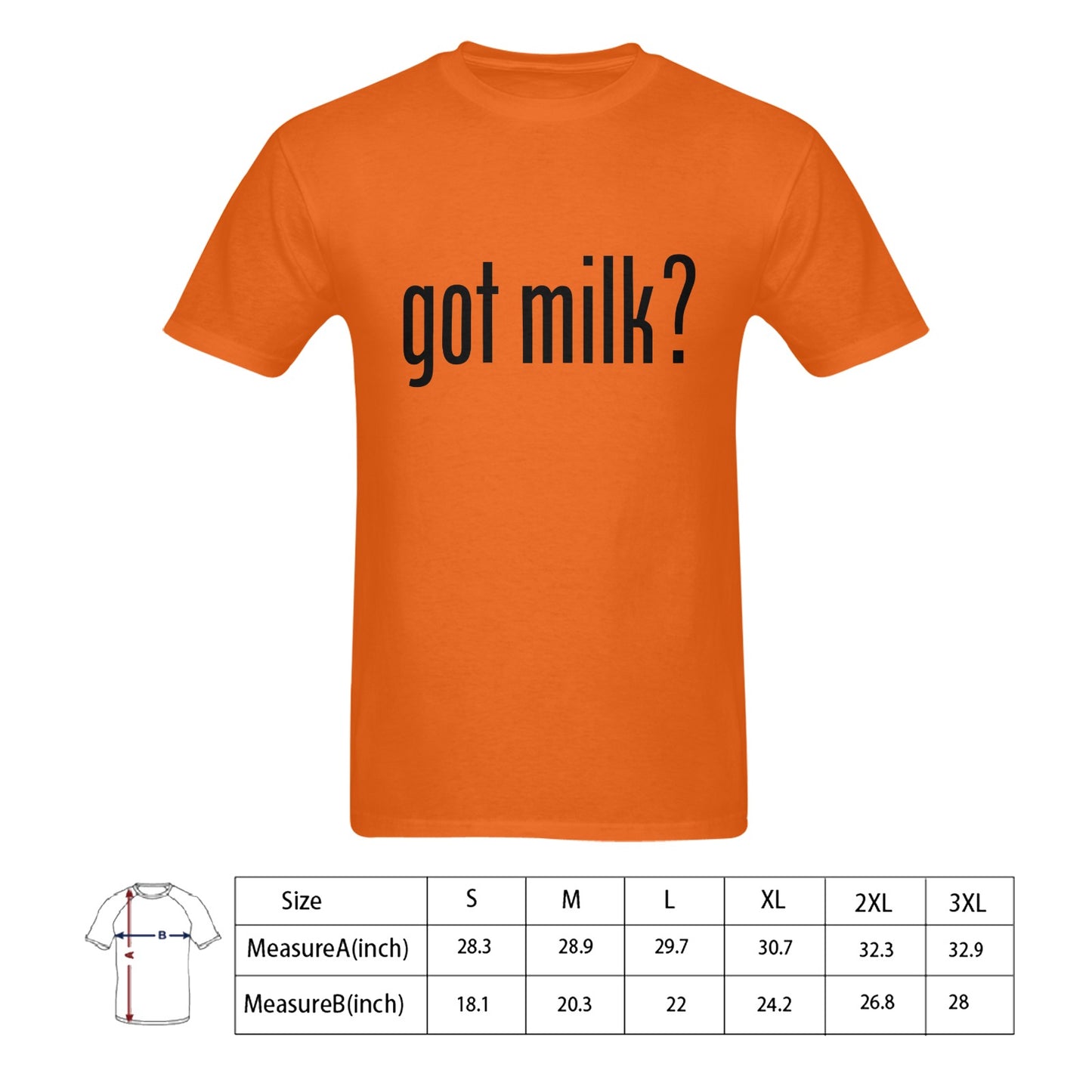 Got Milk? Men's T-shirt 100% Cotton