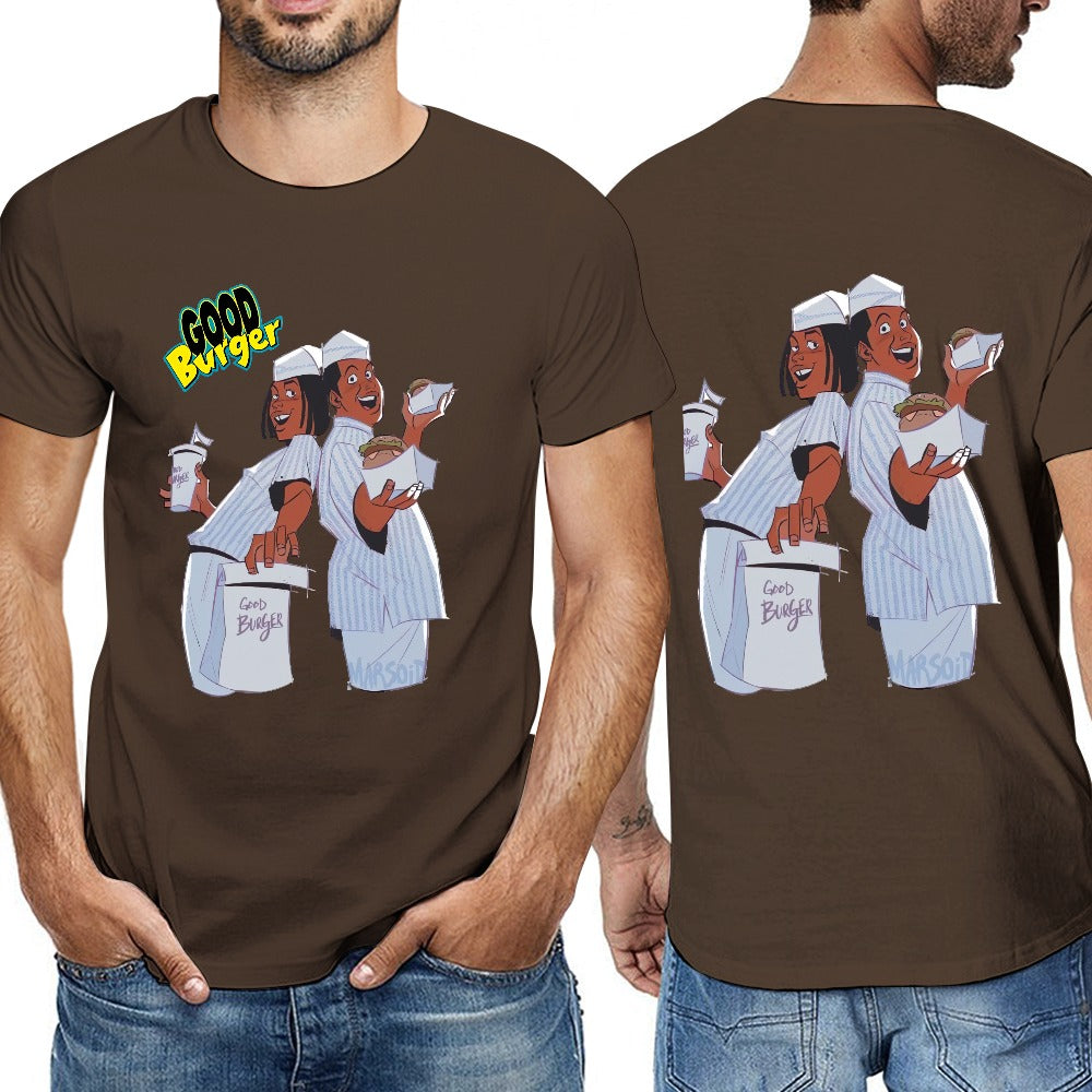 Good Burger "The Animated Series" Men's Short Sleeve T-shirt - Brown