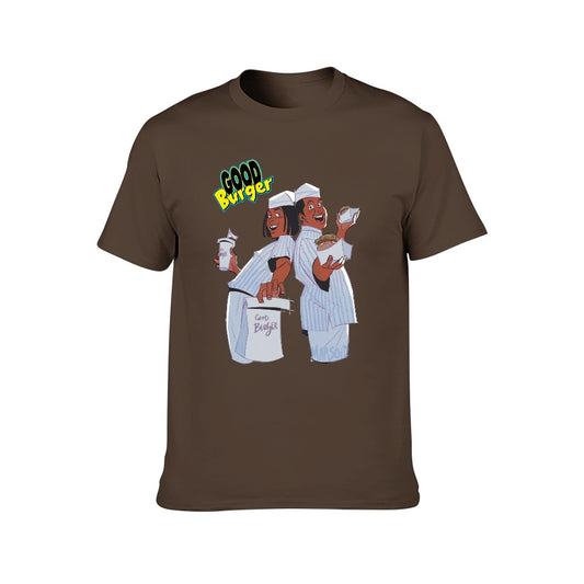 Good Burger "The Animated Series" Men's Short Sleeve T-shirt - Brown