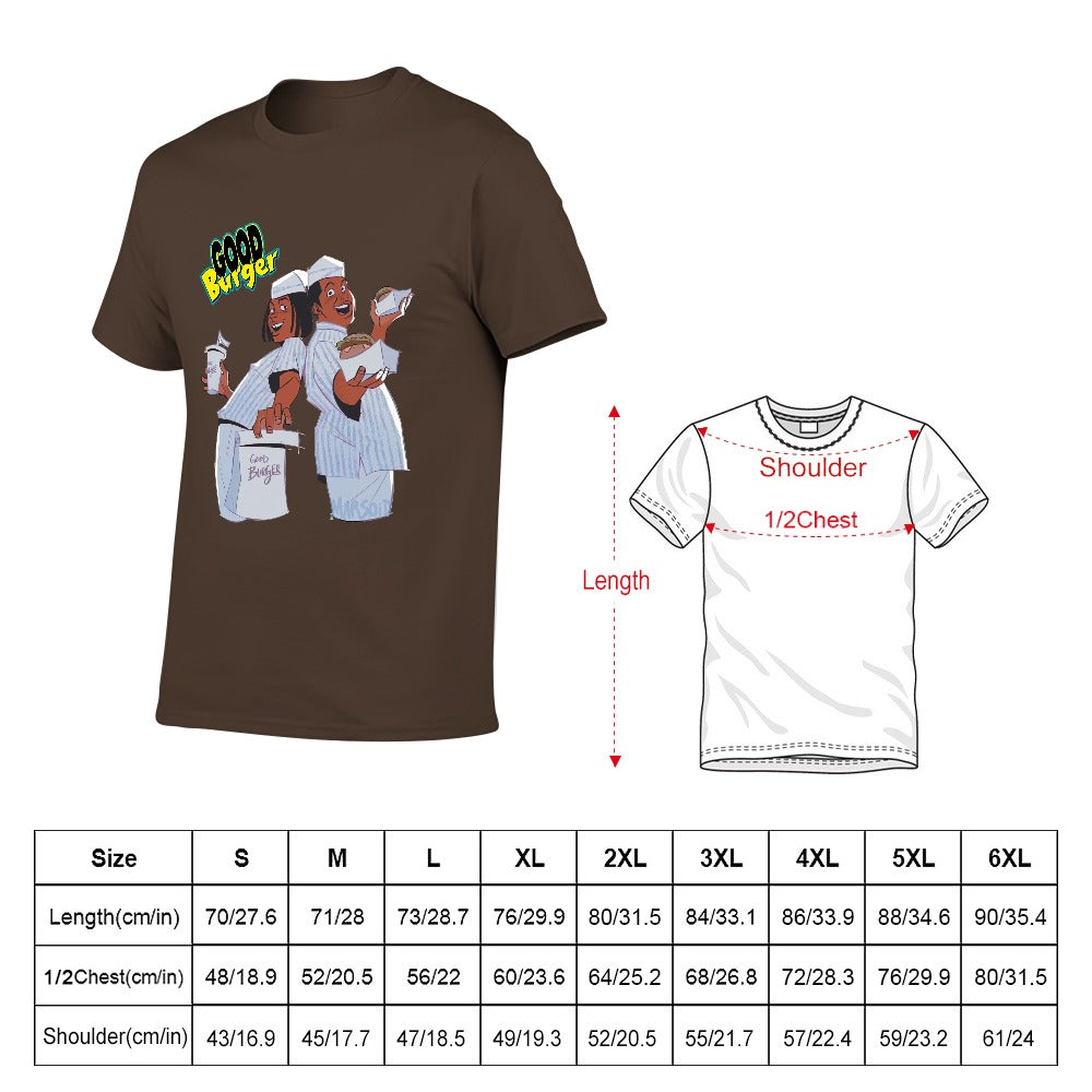 Good Burger "The Animated Series" Men's Short Sleeve T-shirt - Brown