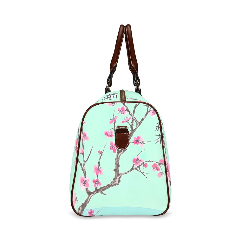 Arizona Green Tea Pattern Travel Bag Brown (Small)