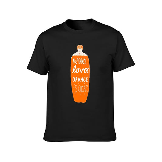 Kenan And Kel "Who Loves Orange Soda" 2-Liter Bottle Men's Short Sleeve T-shirt - Black