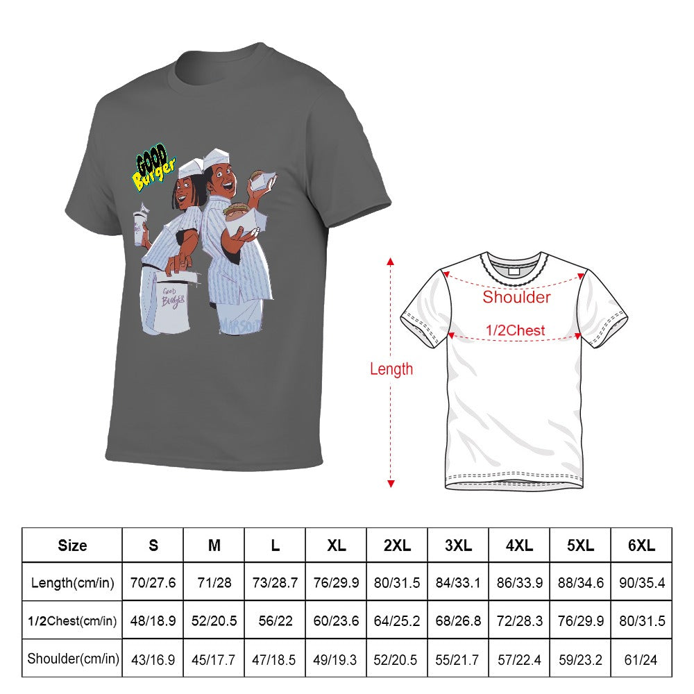 Good Burger "The Animated Series" Men's Short Sleeve T-shirt - Gray