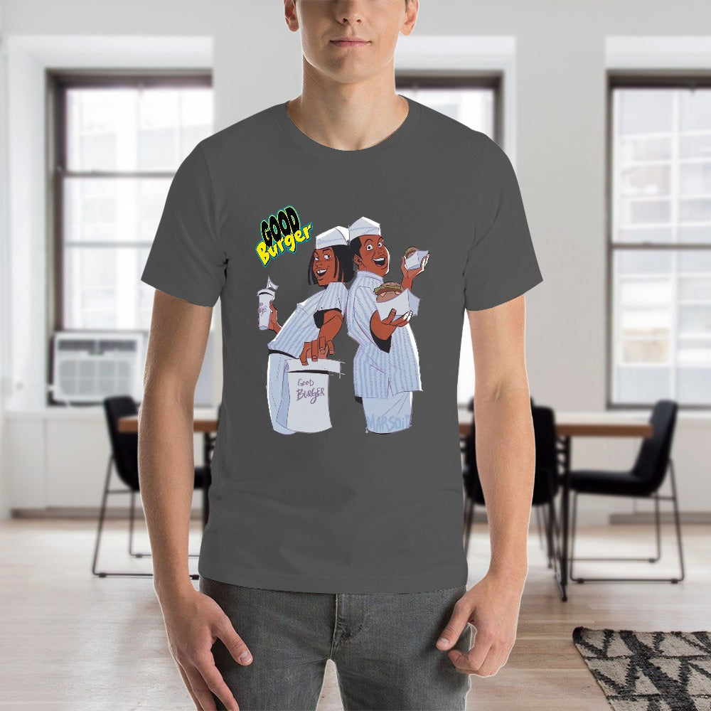 Good Burger "The Animated Series" Men's Short Sleeve T-shirt - Gray
